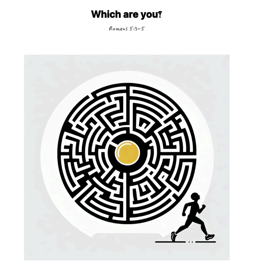 Which are you? maze